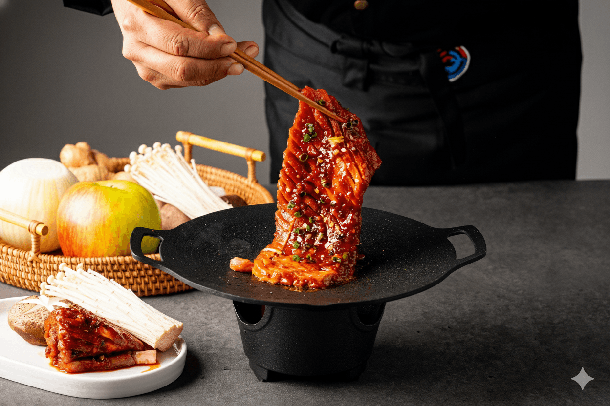 매콤 소스 신난 왕구이